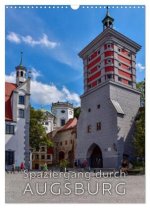 Spaziergang durch Augsburg (Wandkalender 2026 DIN A3 hoch), CALVENDO Monatskalender