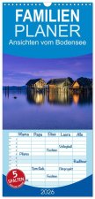 Familienplaner 2026 - Ansichten vom Bodensee mit 5 Spalten (Wandkalender, 21 x 45 cm) CALVENDO
