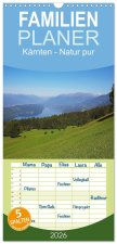 Familienplaner 2026 - Kärnten mit 5 Spalten (Wandkalender, 21 x 45 cm) CALVENDO