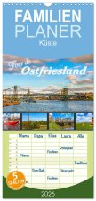 Familienplaner 2026 - Tour de Ostfriesland mit 5 Spalten (Wandkalender, 21 x 45 cm) CALVENDO