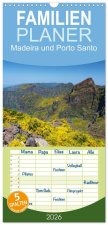 Familienplaner 2026 - Madeira und Porto Santo mit 5 Spalten (Wandkalender, 21 x 45 cm) CALVENDO