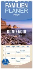 Familienplaner 2026 - Bonifacio. Korsika mit 5 Spalten (Wandkalender, 21 x 45 cm) CALVENDO