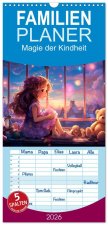 Familienplaner 2026 - Magie der Kindheit mit 5 Spalten (Wandkalender, 21 x 45 cm) CALVENDO