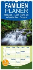 Familienplaner 2026 - Madeira - Eine Perle im Atlantischen Ozean mit 5 Spalten (Wandkalender, 21 x 45 cm) CALVENDO