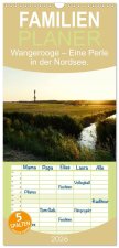 Familienplaner 2026 - Wangerooge - Eine Perle in der Nordsee. mit 5 Spalten (Wandkalender, 21 x 45 cm) CALVENDO