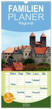 Familienplaner 2026 - Malerisches Quedlinburg mit 5 Spalten (Wandkalender, 21 x 45 cm) CALVENDO
