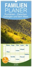 Familienplaner 2026 - Rumänien - Zwischen Gebirgen und dem Meer. mit 5 Spalten (Wandkalender, 21 x 45 cm) CALVENDO