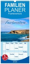 Familienplaner 2026 - Fuerteventura mit 5 Spalten (Wandkalender, 21 x 45 cm) CALVENDO