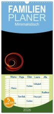Familienplaner 2026 - Minimalistisch mit 5 Spalten (Wandkalender, 21 x 45 cm) CALVENDO