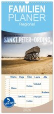 Familienplaner 2026 - Sankt Peter-Ording. Licht, Schatten und Natur mit 5 Spalten (Wandkalender, 21 x 45 cm) CALVENDO