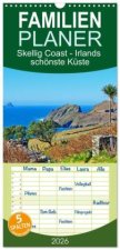 Familienplaner 2026 - Skellig Coast - Irlands schönste Küste mit 5 Spalten (Wandkalender, 21 x 45 cm) CALVENDO