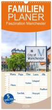 Familienplaner 2026 - Faszination Manchester mit 5 Spalten (Wandkalender, 21 x 45 cm) CALVENDO