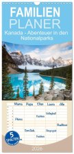 Familienplaner 2026 - Kanada - Abenteuer in den Nationalparks mit 5 Spalten (Wandkalender, 21 x 45 cm) CALVENDO