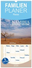 Familienplaner 2026 - Namibia - Sehnsucht der Ferne mit 5 Spalten (Wandkalender, 21 x 45 cm) CALVENDO