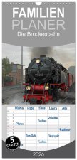 Familienplaner 2026 - Die Brockenbahn mit 5 Spalten (Wandkalender, 21 x 45 cm) CALVENDO