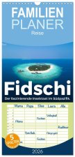 Familienplaner 2026 - Fidschi - Der faszinierende Inselstaat im Südpazifik. mit 5 Spalten (Wandkalender, 21 x 45 cm) CALVENDO