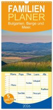 Familienplaner 2026 - Bulgarien. Berge und Meer. mit 5 Spalten (Wandkalender, 21 x 45 cm) CALVENDO