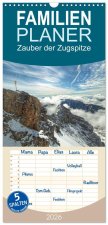 Familienplaner 2026 - Zauber der Zugspitze mit 5 Spalten (Wandkalender, 21 x 45 cm) CALVENDO
