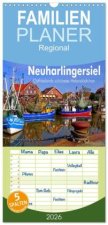 Familienplaner 2026 - Neuharlingersiel - Ostfrieslands schönstes Hafenstädtchen mit 5 Spalten (Wandkalender, 21 x 45 cm) CALVENDO