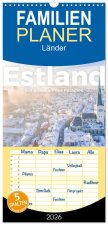 Familienplaner 2026 - Estland - Ein unbekanntes Paradies. mit 5 Spalten (Wandkalender, 21 x 45 cm) CALVENDO