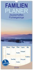 Familienplaner 2026 - Zauberhaftes Fichtelgebirge mit 5 Spalten (Wandkalender, 21 x 45 cm) CALVENDO