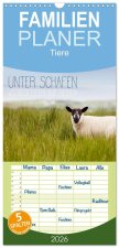 Familienplaner 2026 - Unter Schafen - Wegbegleiter auf Reisen mit 5 Spalten (Wandkalender, 21 x 45 cm) CALVENDO