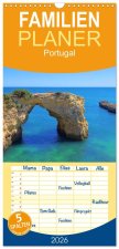 Familienplaner 2026 - Portugal mit 5 Spalten (Wandkalender, 21 x 45 cm) CALVENDO