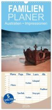 Familienplaner 2026 - Australien - Impressionen mit 5 Spalten (Wandkalender, 21 x 45 cm) CALVENDO