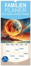 Familienplaner 2026 - Der Zauber fremder Welten mit 5 Spalten (Wandkalender, 21 x 45 cm) CALVENDO