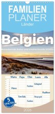 Familienplaner 2026 - Belgien - Bezaubernde Natur und eindrucksvolle Städte. mit 5 Spalten (Wandkalender, 21 x 45 cm) CALVENDO