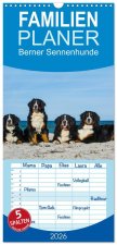 Familienplaner 2026 - Berner Sennenhund 2026 mit 5 Spalten (Wandkalender, 21 x 45 cm) CALVENDO