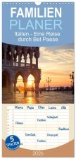 Familienplaner 2026 - Italien - Eine Reise durch Bel Paese mit 5 Spalten (Wandkalender, 21 x 45 cm) CALVENDO