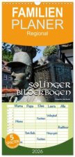 Familienplaner 2026 - Solinger Bilderbogen 2026 mit 5 Spalten (Wandkalender, 21 x 45 cm) CALVENDO