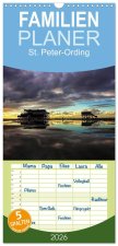 Familienplaner 2026 - St. Peter-Ording mit 5 Spalten (Wandkalender, 21 x 45 cm) CALVENDO