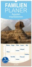 Familienplaner 2026 - Ägypten - Impressionen mit 5 Spalten (Wandkalender, 21 x 45 cm) CALVENDO