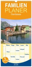 Familienplaner 2026 - Gardasee mit 5 Spalten (Wandkalender, 21 x 45 cm) CALVENDO