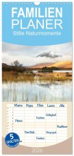 Familienplaner 2026 - Stille Naturmomente mit 5 Spalten (Wandkalender, 21 x 45 cm) CALVENDO