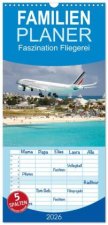 Familienplaner 2026 - Faszination Fliegerei mit 5 Spalten (Wandkalender, 21 x 45 cm) CALVENDO