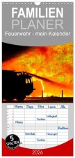 Familienplaner 2026 - Feuerwehr - mein Kalender mit 5 Spalten (Wandkalender, 21 x 45 cm) CALVENDO