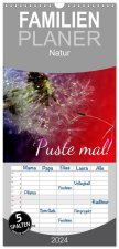 Familienplaner 2026 - Puste mal! mit 5 Spalten (Wandkalender, 21 x 45 cm) CALVENDO