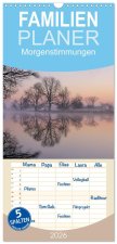 Familienplaner 2026 - Morgenstimmungen 2026 mit 5 Spalten (Wandkalender, 21 x 45 cm) CALVENDO