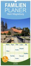 Familienplaner 2026 - Mein Magdeburg 2026 mit 5 Spalten (Wandkalender, 21 x 45 cm) CALVENDO