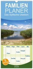 Familienplaner 2026 - Das idyllische Usedom mit 5 Spalten (Wandkalender, 21 x 45 cm) CALVENDO