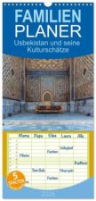Familienplaner 2026 - Usbekistan und seine Kulturschätze mit 5 Spalten (Wandkalender, 21 x 45 cm) CALVENDO