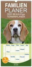 Familienplaner 2026 - DER BEAGLEige TERMINPLANER mit 5 Spalten (Wandkalender, 21 x 45 cm) CALVENDO