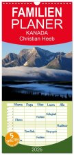 Familienplaner 2026 - KANADA Christian Heeb mit 5 Spalten (Wandkalender, 21 x 45 cm) CALVENDO