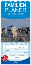 Familienplaner 2026 - St. Peter Ording mit 5 Spalten (Wandkalender, 21 x 45 cm) CALVENDO