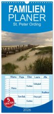 Familienplaner 2026 - St. Peter Ording 2026 mit 5 Spalten (Wandkalender, 21 x 45 cm) CALVENDO