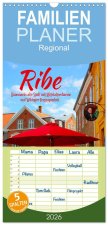 Familienplaner 2026 - Ribe, Dänemarks alte Stadt mit Mittelaltercharme und Wikinger-Vergangenheit mit 5 Spalten (Wandkalender, 21 x 45 cm) CALVENDO
