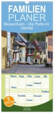Familienplaner 2026 - Meisenheim - Die Perle im Glantal mit 5 Spalten (Wandkalender, 21 x 45 cm) CALVENDO